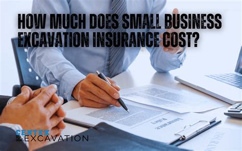 small business excavation insurance cost